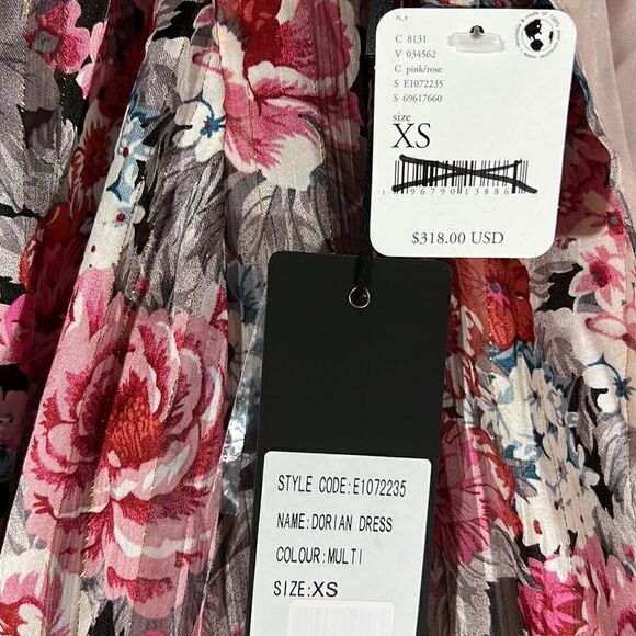 FREE PEOPLE ELLIATT DORIAN MAXI DRESS NWT XS - Picture 10 of 12